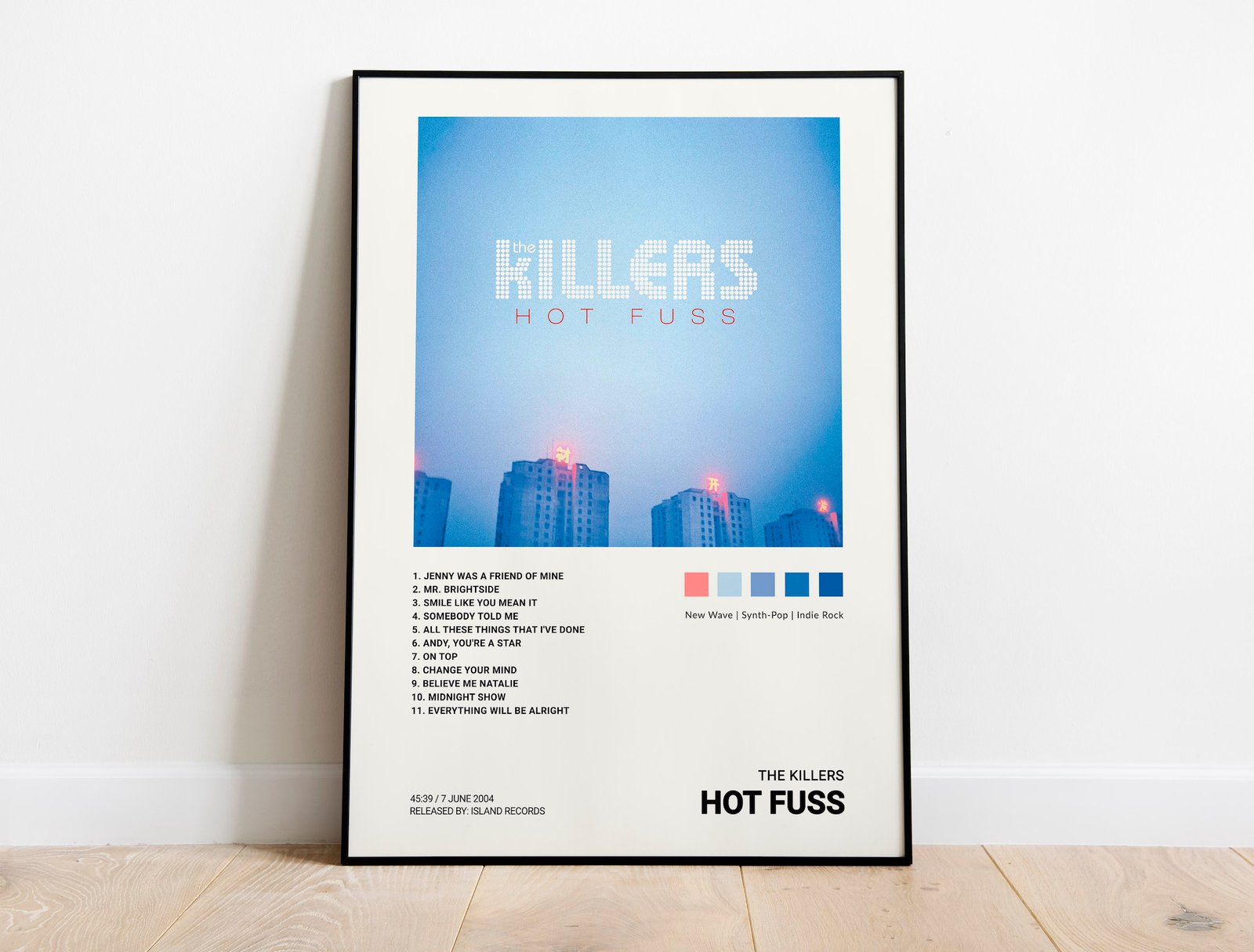 The Killers - Hot Fuss Album Cover Poster